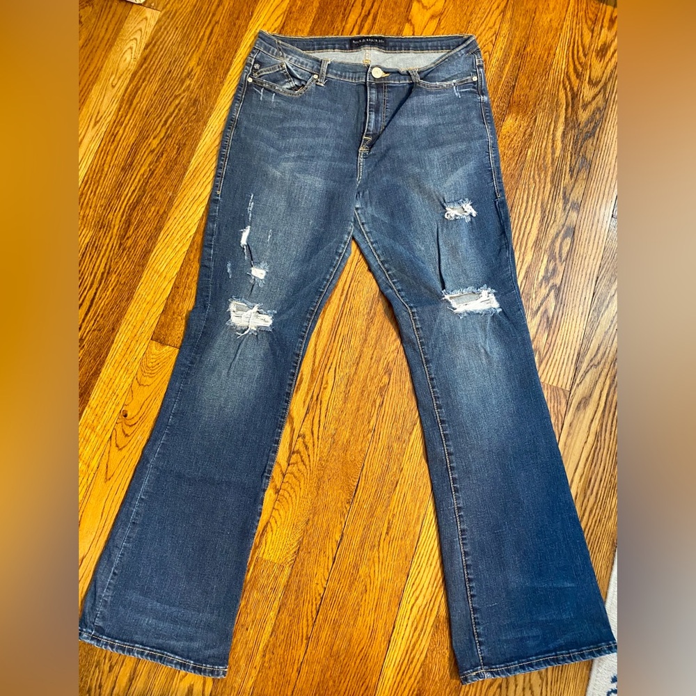 Distressed Blue Jeans size 16